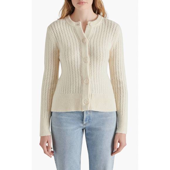 NEW STEVE MADDEN illiana cardigan in cream - Picture 1 of 3